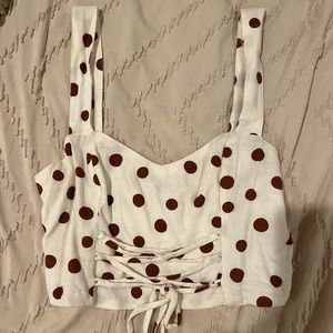 Abercrombie Polka Dotted Summer Top!